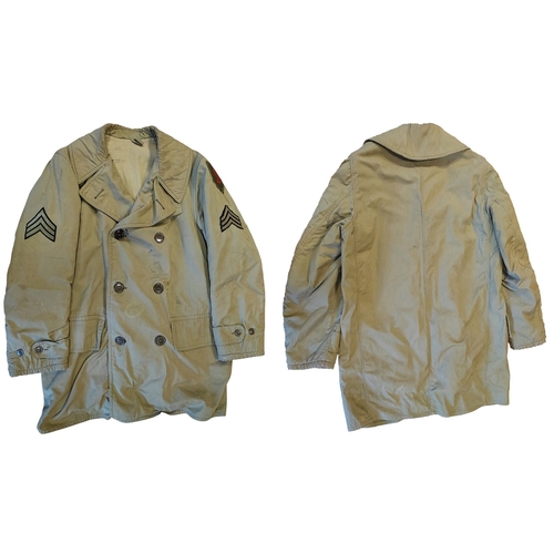 103 - WW2 U.S Army Mackinaw jacket, features 1st Infantry 