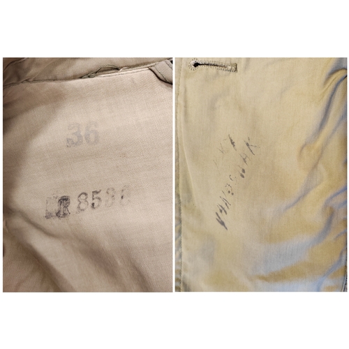 103 - WW2 U.S Army Mackinaw jacket, features 1st Infantry 