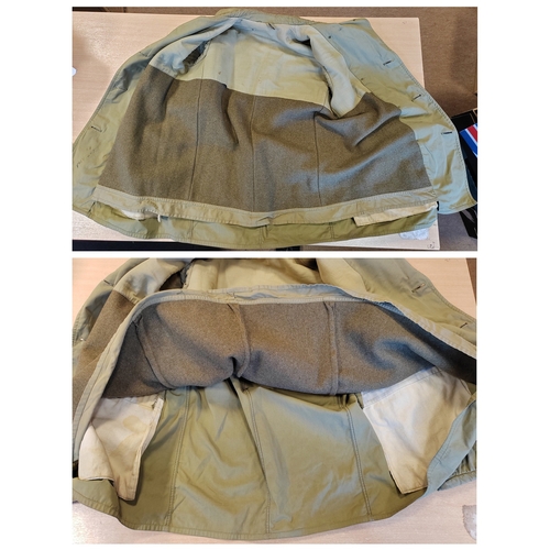 103 - WW2 U.S Army Mackinaw jacket, features 1st Infantry 