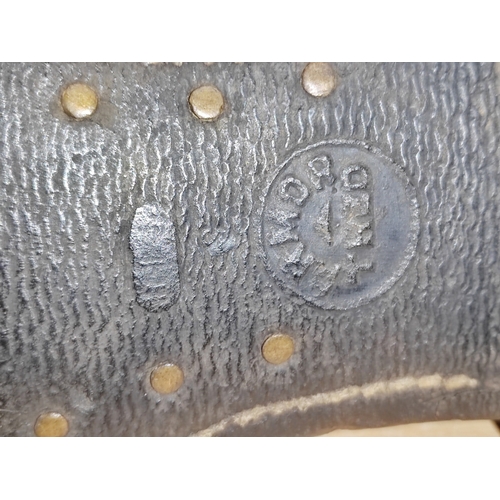 107 - U.S. ankle boots, Armor Tred trade mark to soles, impressed to side of boots 8½ D Y 75C, general wea... 