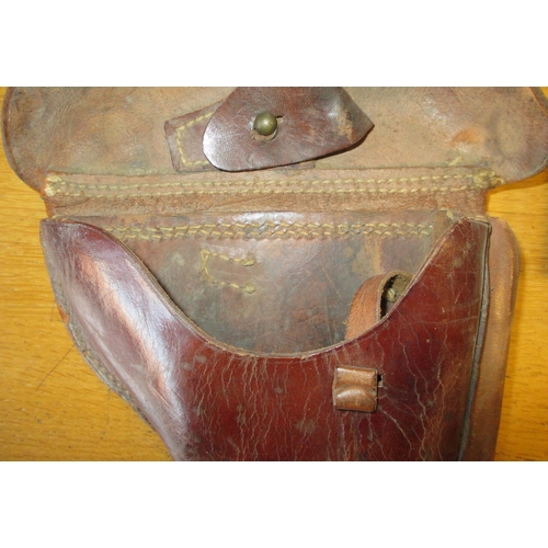 108 - WWI German Luger Holster and Tool by Balau & Weber Berlin S.W.68 1915, 2 ink stamps to inside flap, ... 
