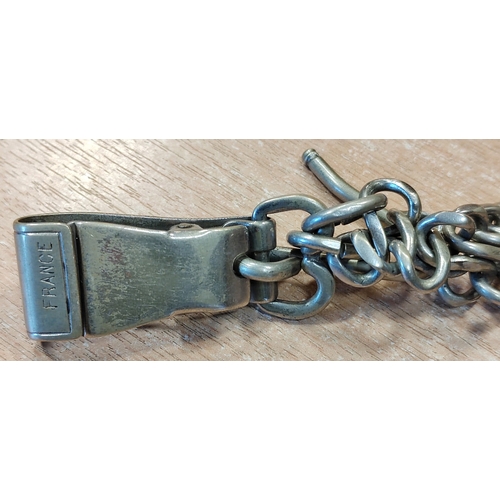 60 - M1902 officers sword with French hanger, blade and back of blade 80% ornately etched, ricasso marked... 