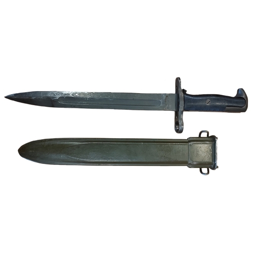 73 - Bayonet-Knife M1, some light marks and residue to blade, ricasso marked 