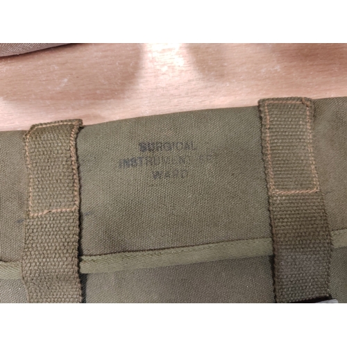 75 - U.S. WW2 collection including canteens with pouches (2 with cups, 1 without), U.S. mess tin (dated 1... 