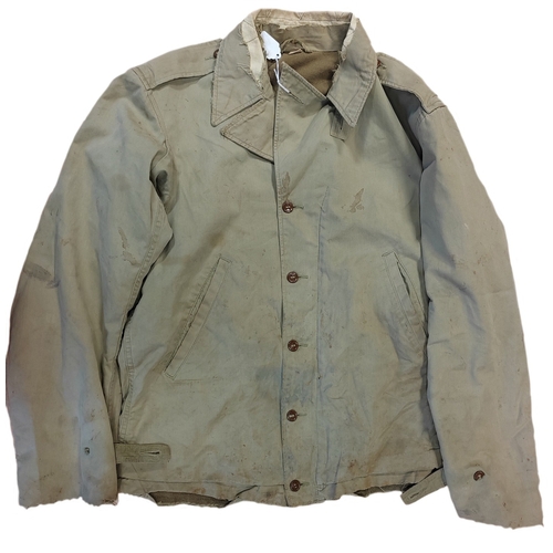 82 - Range of WW2 uniforms with U.S. winter jumper, wool trousers and belt, officer shirt and jacket, mix... 