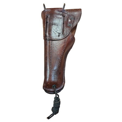 83 - U.S. Colt 45 shoulder holster, U.S. impressed to front, reversed U.S. Enger-Kress, marked 2599, plus... 