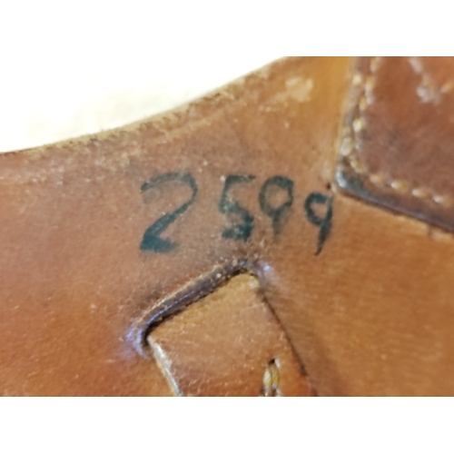 83 - U.S. Colt 45 shoulder holster, U.S. impressed to front, reversed U.S. Enger-Kress, marked 2599, plus... 