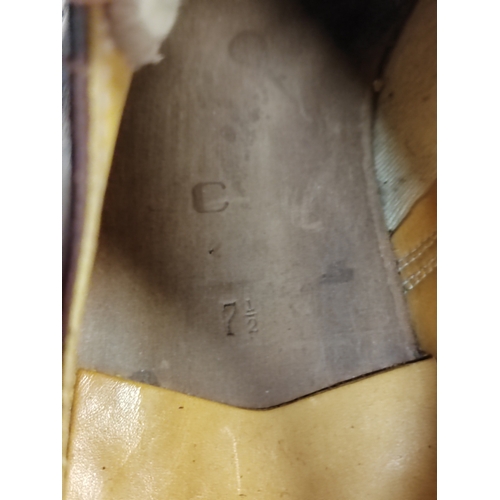 87 - WW2 U.S. Artic over shoes, dated May 27 1943, U.S. Rubber Co., trade mark to soles, size 8½, plus Li... 