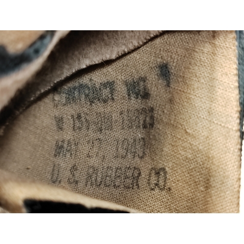 87 - WW2 U.S. Artic over shoes, dated May 27 1943, U.S. Rubber Co., trade mark to soles, size 8½, plus Li... 