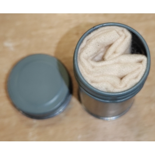 93 - WW2 US M5 Assault Gas Mask, with M3 filter, M7 carrier, anti dim cloth and sealed individual protect... 