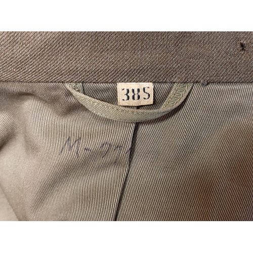 95 - WW2 101st Division 507th PIR Airborne tunic (size 38 S), features 101st patch on left shoulder, Staf... 
