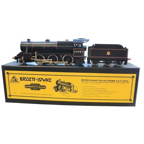 Bassett-Lowke. O Gauge Maunsell N Class 2-6-0T BR Black 42981 'Mogul' 99001. Excellent in excellent box. (Ramsay L3) (B)