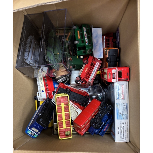 Collection of model vehicles, accessories and cig cards, generally ...