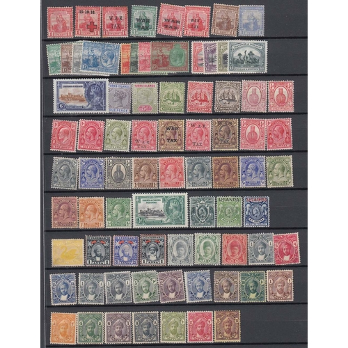 22 - STAMPS British Commonwealth mounted mint accumulation QV to GVI on stock pages, mainly short sets bu... 