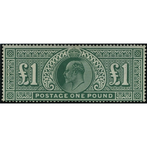 80 - Great Britain Stamps : £1 Deep Green unmounted mint SG 320