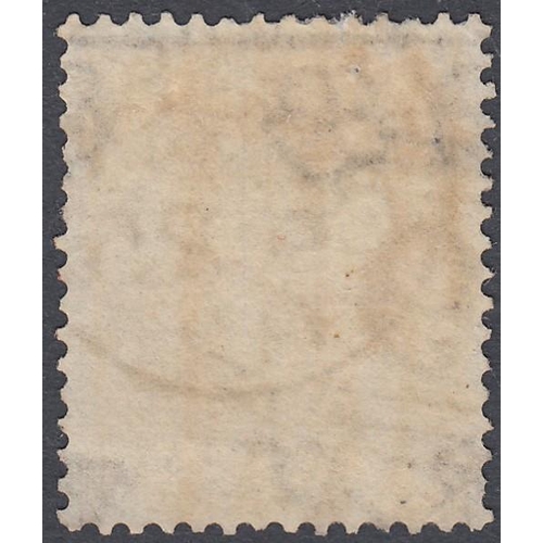 121 - GREAT BRITAIN STAMPS : 1862 9d Bistre, fine used, cancelled by Glasgow CDS and part numeral, SG 86