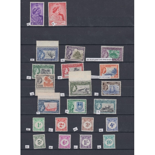 14 - STAMPS : BRITISH COMMONWEALTH, Pacific Islands with a mint selection on three stock pages. Including... 