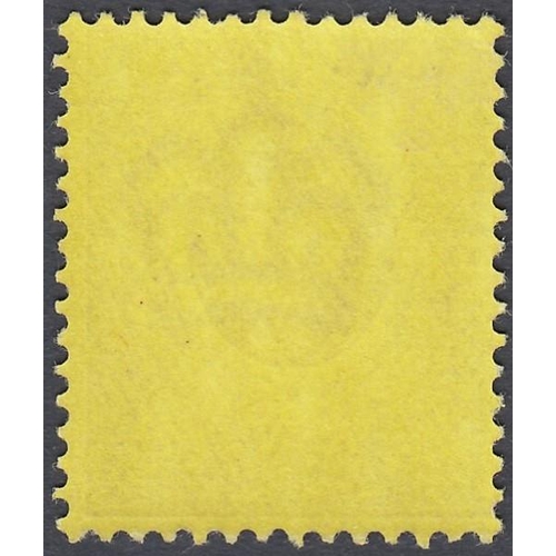 156 - GREAT BRITAIN STAMPS : 1906 3d Pale Reddish Purple/Orange Yellow (chalky), superb unmounted mint SG ... 