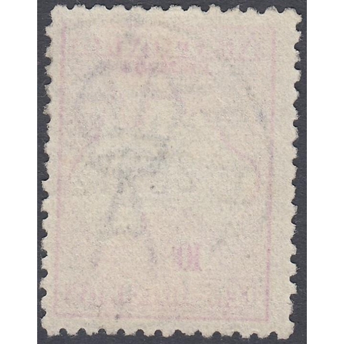 242 - STAMPS AUSTRALIA 1922 10/- Grey and Pale Aniline Pink, fine used, HAMILTON CDS SG 43b Cat £350