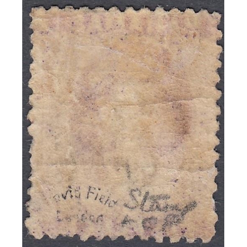 253 - STAMPS BAHAMAS 1883 4d on 6d Deep Violet, mounted mint example SG 45 Cat £550