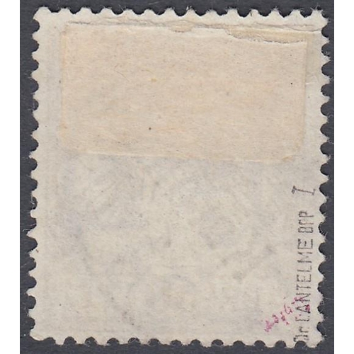 374 - STAMPS : CAROLINE ISLANDS, 50pf chocolate, overprint 48 degrees, SG 6, fine used with 'Ponape' postm... 