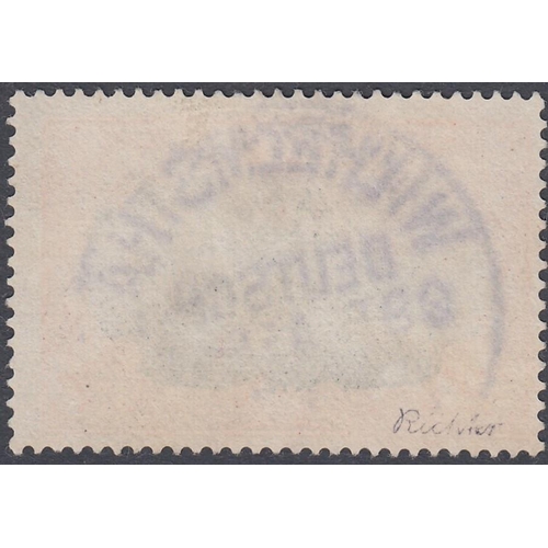 377 - STAMPS : GERMAN EAST AFRICA, 1901 3 Rupien blue-black & red, fine used with 'WILHELMSTHAL' postmark,... 