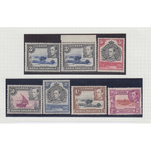 7 - STAMPS : AFRICA, ex-dealers accumulation on album leaves, stock pages etc. A useful lot of Nyasa & C... 