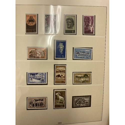 16 - STAMPS : Box of  6 albums and stockbooks noted to include Ireland, Cyprus, Zimbabwe, Botswana