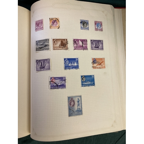 21 - STAMPS : Commonwealth collection A - Z in two springback albums, mainly used mixed condition