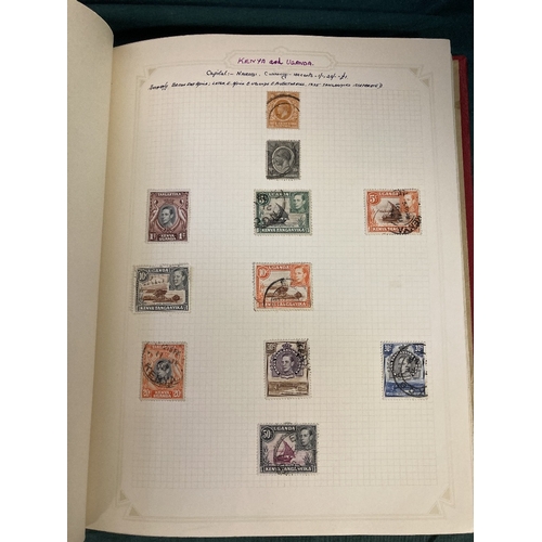 21 - STAMPS : Commonwealth collection A - Z in two springback albums, mainly used mixed condition