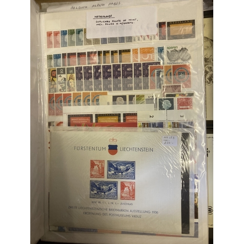 1 - STAMPS : EUROPE, ex-dealers part stock of better items and accumulations on stock pages. Mostly item... 