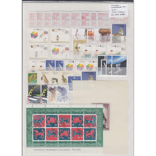 3 - STAMPS : EUROPE, ex-dealers part stock of mostly European mint stamps, with better items and accumul... 