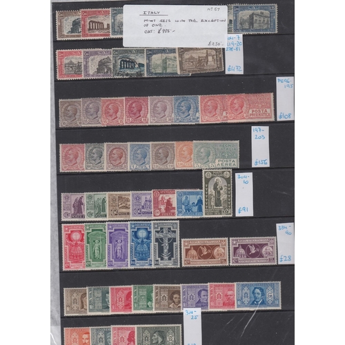 4 - STAMPS : EUROPE, ex-dealers part stock of mostly mint European issues, with part collections, accumu... 