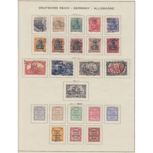 1 - STAMPS : Two large Schaubek albums with Europe up to 1933, reasonably well filled. Good clean lot mi... 