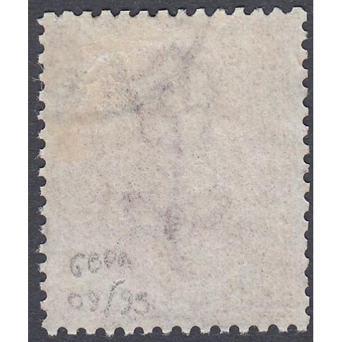 187 - GREAT BRITAIN STAMPS 1867 10d Pale Red Brown plate 1 fine used SG 113