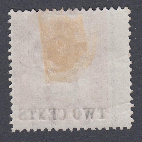 452 - STAMPS MALTA 1891 2c on 17c Rose, mounted mint SG 119