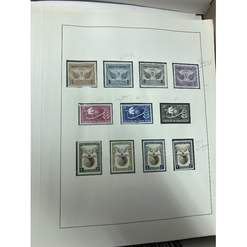 6 - STAMPS WORLD, various mint & used on album pages, stock pages, in folders etc. Some very useful U/M ... 