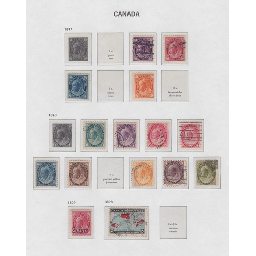 339 - STAMPS CANADA DAVO album in slipcase mint and used collection includes a few early issues including ... 