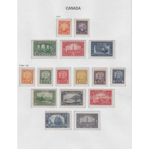 339 - STAMPS CANADA DAVO album in slipcase mint and used collection includes a few early issues including ... 