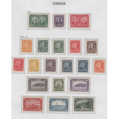 339 - STAMPS CANADA DAVO album in slipcase mint and used collection includes a few early issues including ... 