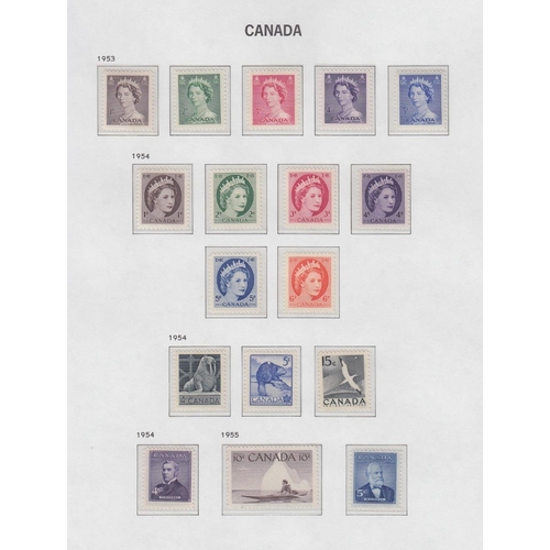 339 - STAMPS CANADA DAVO album in slipcase mint and used collection includes a few early issues including ... 