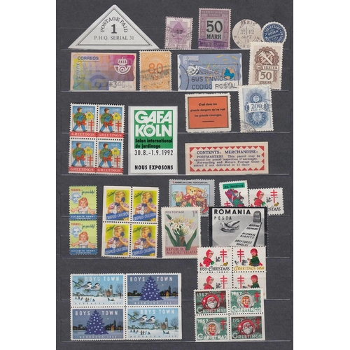 72 - STAMPS : Stock book with many 100's of various issues and themes interesting lot