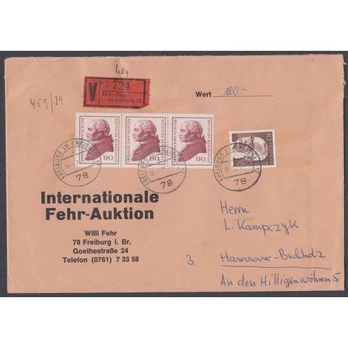 129 - STAMPS POSTAL HISTORY West Germany covers two albums (110)