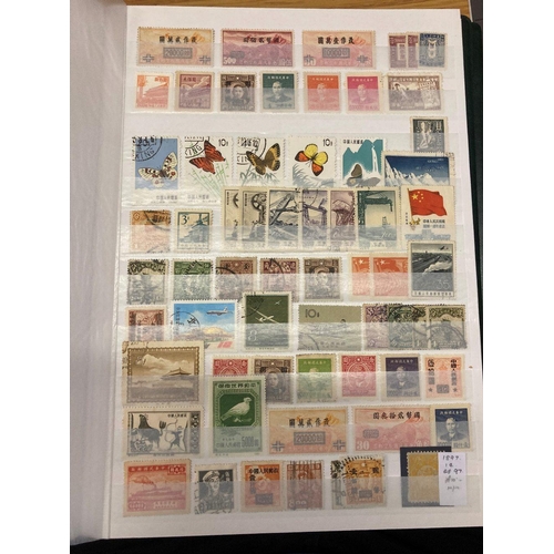 350 - STAMPS CHINA Box with various mint & used on album pages in a stockbook etc. All periods with a few ... 