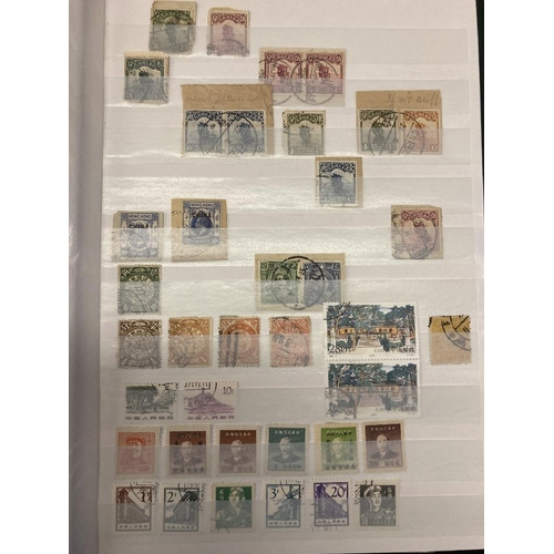 350 - STAMPS CHINA Box with various mint & used on album pages in a stockbook etc. All periods with a few ... 