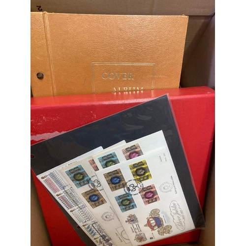 121 - STAMPS POSTAL HISTORY Mixed box of first day covers, RAF covers etc