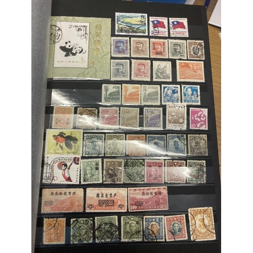 26 - STAMPS Mixed box of eight stock books and albums mainly mint and used Commonwealth but there are som... 