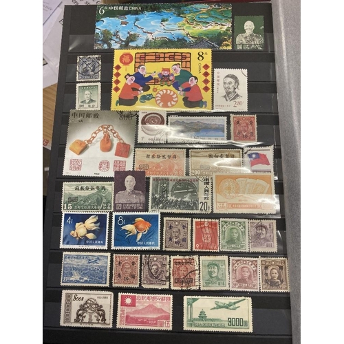 26 - STAMPS Mixed box of eight stock books and albums mainly mint and used Commonwealth but there are som... 