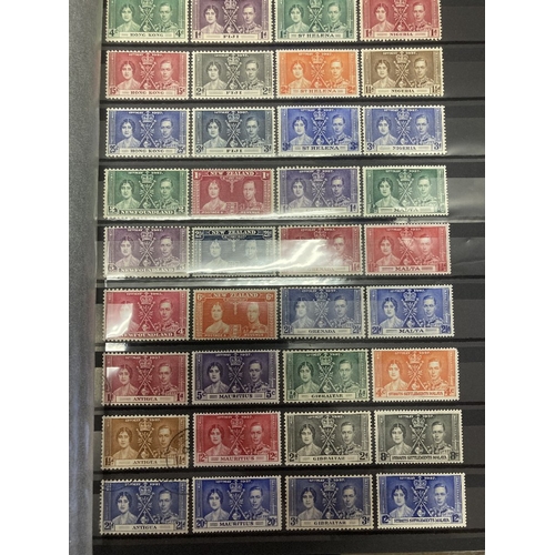 62 - STAMPS Mint and used issues in various albums and stockbooks with 1935 Jubilee sets & odds, 1937 Cor... 