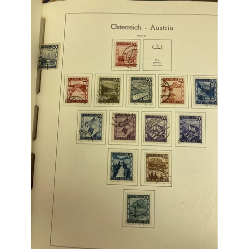 19 - STAMPS WORLD, box with five albums and a large stockbook incl. a collection of ships & boats with ma... 